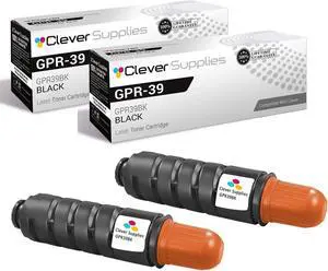 Compatible Toner Cartridge Replacement for  GPR-39 2787B003AA Black  ImageRunner 1730 ImageRunner 1740 ImageRunner 1750 ImageRunner 1750iF ImageRunner 1730iF ImageRunner 1740iF 2 Pack