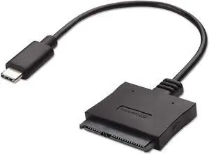 Cable Matters USB C to SATA Adapter (USB-C to SATA Gen 2 10Gpbs) Thunderbolt 4 / USB4 / Thunderbolt 3 Port Compatible - 10 Inches