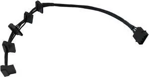 AYA 16-Inch 4-Pin IDE Molex to 5 SATA Serial ATA Power Cable 18AWG AYA 16-Inch 4-Pin IDE Molex to 5 SATA Serial ATA Power Cable 18AWG