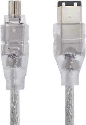 Xiwai 1394 6Pin to Firewire 400 IEEE 1394 4 Pin Male iLink Adapter Cord Cable for Camera Camcorder