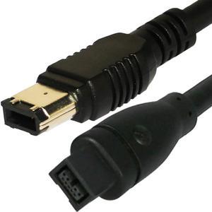 IEEE 1394 High Speed FireWire Cable iLink DV Cable Firewire 400Mbps/800Mbps IEEE 1394 Cord for Computer Laptop PC To JVC Camcorder SSD Enclosure 1394 Video Capture Card (9Pin to 6Pin 400Mbps,1.5m)