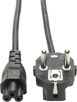 Tripp Lite 2 Prong European Computer Power Cord (C5 to SCHUKO CEE 7/7) 6-ft.(P058-006)