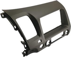 HA1561ETB Compatible with 2006-11 Honda Civic ISO Double DIN & DIN+Pocket Dash Kit, Earth Taupe