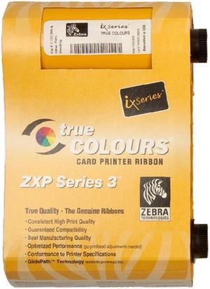 Zebra Technologies 800033-347 IX Series High Capacity Color Ribbon for Enhanced ZXP Series 3, 1/2 Panel TMCKO, 400 Labels per Roll