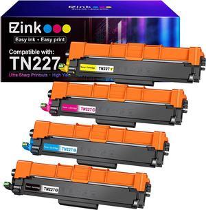 E-Z Ink (TM) Compatible Toner Cartridge Replacement for Brother TN227 TN227BK TN-227 TN223 compatible with MFC-L3750CDW HL-L3210CW HL-L3290CD HL-L3230CDW Printer (Black, Cyan, Magenta, Yellow, 4 Pack)