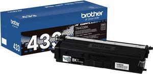 Brother Genuine TN433BK High-Yield Black Toner (Approx. 4,500 pp.)