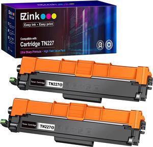 E-Z Ink (TM) Compatible Toner Cartridge Replacement for Brother TN227 TN227BK TN223BK TN-227 TN223 Compatible with MFC-L3750CDW HL-L3210CW HL-L3290CD HL-L3230CDW MFC-L3710CW Printer Tray (2 Black)
