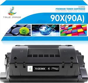 TRUE IMAGE Compatible Toner Cartridge Replacement for HP 90X CE390X 90A CE390A HP Enterprise 600 M601 M602 M603 M4555 M602dn M602n M603dn M603n M4555f M4555h Printer (Black, 1-Pack)