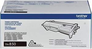 Brother Genuine TN850 3-Pack High Yield Black Toner Cartridge with Approximately 8,000 Page Yield/Cartridge