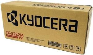 Kyocera 1T02TWBUS0 Model TK-5282M Magenta Toner Kit For use with Kyocera ECOSYS M6235cidn, M6635cidn and P6235cdn A4 Multifunctional Printers; Up to 11000 Pages Yield at 5% Average Coverage