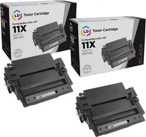 LD Products Compatible Toner Cartridge Replacement for HP 11X Q6511X High Yield (Black, 2-Pack) Compatible with HP Laserjet 2420 2420d 2420dn 2430dtn 2430n 2430tn 2430 2420n