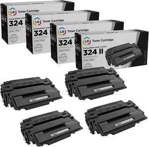 LD Products Compatible Toner Cartridge Replacement for Canon 324 II 3482B013AA High Yield (Black, 4-Pack) Compatible with Canon ImageClass Printers: LBP6780dn, MF515dw