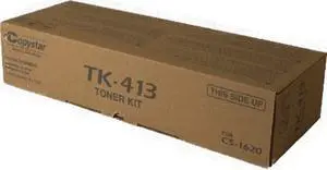 Copystar Genuine Brand Name, OEM 370AM016 TK-413 (TK413) Black Toner Cartridge (15K YLD) for CS-1620, CS-1650, CS-2020, CS-2050 Printers