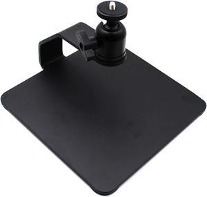 jinyi2016SHOP Projector Stand Projector Mount Stand Desktop Mini Projector Stand Angle Adjustable Projectors Stand Adjustable 360°Angle Hold up to 11 Lbs Projector Mount (Size : Square)