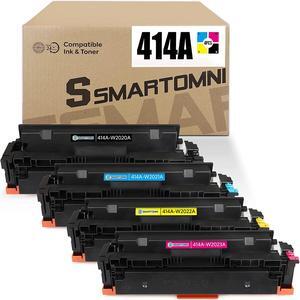 [NO CHIP] 414A Compatible Toner Cartridge Replacement for HP 414 414A W2020A 414X for HP Color Pro MFP M479fdw M479fdn M454dw M454dn M454 M479 Printer Black Cyan Yellow Magenta