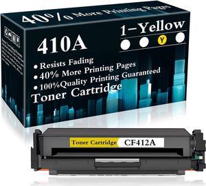 YOISNER 1 Pack 410A | CF412A Toner Cartridge Replacement for HP Color Laserjet Pro MFP M477fdn M477fdw M477fnw M452dn M452dw M452nw MFP M377dw Printer