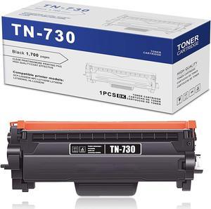 1 Pack Compatible TN730 TN-730 Toner Cartridge Replacement for Brother DCP-L2550DW MFC-L2710DW L2750DW L2750DWXL Printer Ink Cartridge.[Black]