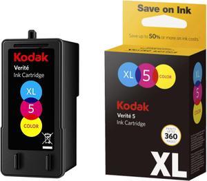 Kodak Verite 5 Replacement Inks (ALT1CA) XL Color Ink Jet Cartridge Compatible with Kodak Verite Printers V50, V55, V55W Eco, V55 Plus, V60 Eco, V640 Eco, V64 Series, V65 Eco, V65 Plus