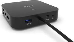 i-tec USB C Dual Monitor Docking Station - 100W Power Delivery Gigabit Ethernet 2X DisplayPort Docking Station, 2X 4K [Windows,Ubuntu], 1x 4K [macOS, MacBook], Android, ChromeOS, 6X USB