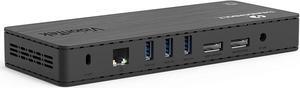 VisionTek VT4800 Dual Display Thunderbolt 3 and USB-C Universal Docking Station with 60W Power Delivery, DisplayPort 1.4, RJ45, USB 3.1 & USB 3.0 Types A & C (901292)