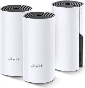 TP-Link Deco Whole Home Mesh WiFi System  Up to 5,500 Sq.ft. Coverage, WiFi Router/Extender Replacement, Gigabit Ports, Seamless Roaming, Parental Controls, Works with Alexa(Deco M4 3-Pack)