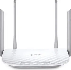 WorldwideSupermarket AC1200 WiFi Router (Archer A54) - Dual Band Wireless Internet Router, 4 x 10/100 Mbps Fast Ethernet Ports, Supports Guest WiFi, Access Point Mode, IPv6 and Parental Controls