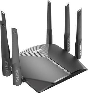 D-Link WiFi Router AC3000 EasyMesh Smart Internet Network Compatible with Alexa & Google Assistant, MU-MIMO Tri Band Gigabit Gaming Mesh (DIR-3040-US)