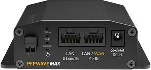 Peplink MAX BR1 Mini LTE (CAT-4) | Home Businesses and Outdoor Activities 4G LTE Router | Reliable Hotspot | Redundant SIM Slot | Embedded LTE Modem | MAX-BR1-MINI-LTE-US-T