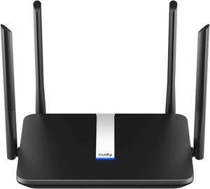 Cudy 2023 New AX 1800Mbps WiFi 6 Mesh Router, AX1800 2.4G 5G Gigabit Wireless Internet Router for Home and Office, Gaming, VPN Router, OpenWRT, OpenVPN, Long Range, X6