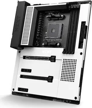 NZXT B550 White AMD Socket B550 AM4 ATX M.2 Desktop Motherboard A