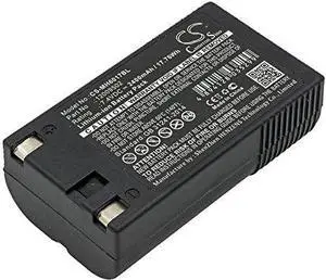 Yunwa Replacement Battery for Pathfinder Li-ion 603 6032 6057 6039 (2400mAh) Barcode Scanner