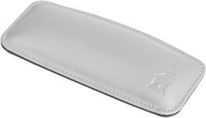Motte by Castle  Leather Wrist Rest Cushion for Mice, Mouse Pads, and Laptops  Ergonomic Durable Wrist Pad with Anti-Slip Rubber Base (Stone)