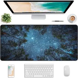 Atufsuat Extended Gaming Mouse Pad, XL Large Mouse Mat 30 x 14 Inch, Big Computer Keyboard Mousepad, Waterproof Desk Pad with Stitched Edges and Non-Slip Base for Women Office Gaming, Galaxy Tree Atufsuat Extended Gaming Mouse Pad, XL Large Mouse Mat 30 x 14 Inch, Big Computer Keyboard Mousepad, Waterproof Desk Pad with Stitched Edges and Non-Slip Base for Women Office Gaming, Galaxy Tree