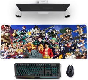 Rgb Large Anime My Hero Academia Gaming Computer Mousepad Gamer