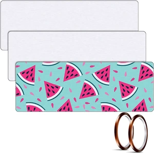 SATINIOR 3 Pcs Sublimation Mouse Pad 32" x 12" Board Game Mat with 2 Roll SATINIOR 3 Pcs Sublimation Mouse Pad 32" x 12" Board Game Mat with 2 Roll