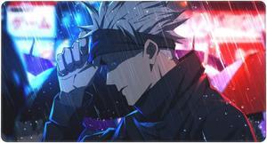 Large Anime Gaming Mouse Pad Anime Desk Pad Non-Slip Extended Mouse Mat for Computer Laptop 15.8x29.5 Inch