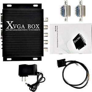 Baile GBS-8219 XVGA Box CGA EGA RGB RGBS RGBHV to VGA Industrial Monitor Video Converter for FHKD
