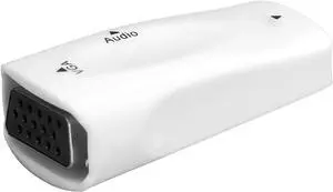 Evonecy HD Multimedia Interface to VGA Converter, Audio Converter Stable Performance High Compatibility Audio Accessory for Video Conversion for Computers for Laptops(White) Evonecy HD Multimedia Interface to VGA Converter, Audio Converter Stable Performance High Compatibility Audio Accessory for Video Conversion for Computers for Laptops(White)