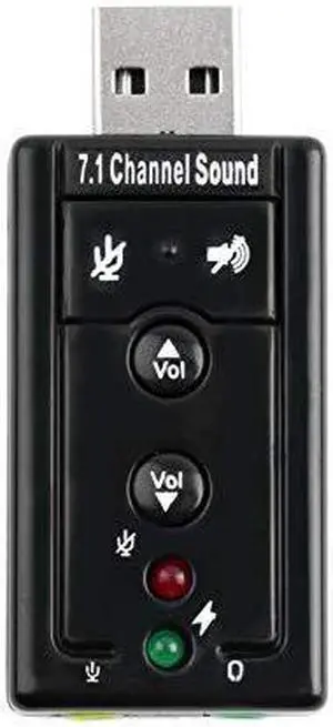 Hot 1pc Mini USB 2.0 3D External 7.1 Channel Virtual 12Mbps Audio Sound Card Adapter Newest