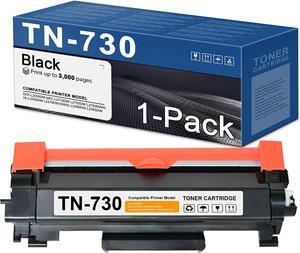 [High Yield 3,000 Pages] TN-730 TN730 Toner Cartridge Replacement for Brother TN730 DCP-L2550DW MFC-L2710DW MFC-L2750DW HL-L2350DW HL-L2370DW/DWXL HL-L2395DW Printers,TN730 1PK