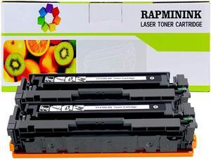 RapmininK Compatible Replacement for 410A CF410A Toner Cartridge for use with Pro MFP M477fdw MFP M477fdn MFP M477fnw, Color Pro M452dn M452nw M452dw (Black, 2-Pack)