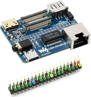 Waveshare Nano Base Board (B) for Raspberry Pi Compute Module 4 Same Size as CM4 Standard CM4 Socket 40PIN GPIO Giga-bit Ethernet USB2.0 DSI CSI 3.5mm Audio Jack Waveshare Nano Base Board (B) for Raspberry Pi Compute Module 4 Same Size as CM4 Standard CM4 Socket 40PIN GPIO Giga-bit Ethernet USB2.0 DSI CSI 3.5mm Audio Jack