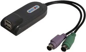 Tripp Lite Minicom PS2 to USB Converter for KVM Switch and Extender, Pure Hardware Solution, TAA GSA Compliant, 3-Year Warranty (0DT60002)