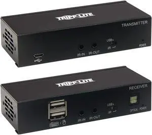 Tripp Lite DisplayPort to HDMI Over Cat6 Extender Kit w KVM Support 4K@60Hz (B127A-1A1-BDBH)