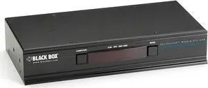 Black Box KVM Switch Single-Head DVI-D Dual-Link USB True Emulation AUD 4PT