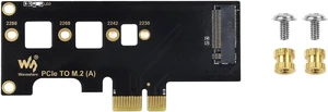 waveshare PCIe to M.2 Adapter Supports Raspberry Pi Compute Module 4 Adapter for NVMe Protocol M.2 SSD Faster Reading/Writing Improving Efficiency waveshare PCIe to M.2 Adapter Supports Raspberry Pi Compute Module 4 Adapter for NVMe Protocol M.2 SSD Faster Reading/Writing Improving Efficiency