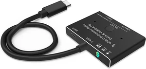 YIWENTEC USB-C USB3.1 Type-C 8K Switch Bi-Direction 8K@30Hz 4K@120Hz Power Delivery 100w 10Gbps Data Transfer Multi-Function Splitter Converter (8K) YIWENTEC USB-C USB3.1 Type-C 8K Switch Bi-Direction 8K@30Hz 4K@120Hz Power Delivery 100w 10Gbps Data Transfer Multi-Function Splitter Converter (8K)