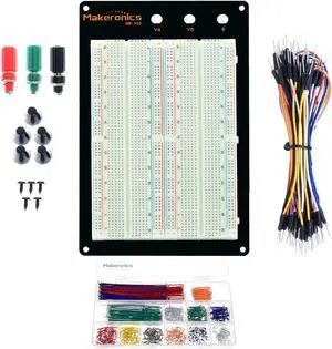 1660 Solderless Breadboard Kit 350 Jumper Wires 65 Jumper Wires 1660 Solderless Breadboard Kit 350 Jumper Wires 65 Jumper Wires