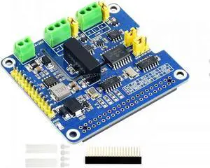 XYGStudy 2-Channel Isolated CAN FD Expansion HAT for Raspberry Pi Supports CAN2.0 and CAN FD Protocols Communication Interface SPI MCP2517FD MCP2562FD 3.3V/5V with Multi Onboard Protection Circuits XYGStudy 2-Channel Isolated CAN FD Expansion HAT for Raspberry Pi Supports CAN2.0 and CAN FD Protocols Communication Interface SPI MCP2517FD MCP2562FD 3.3V/5V with Multi Onboard Protection Circuits