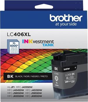 Brother Genuine LC406XLBKS INKvestment Tank High-Yield Black Ink Cartridge